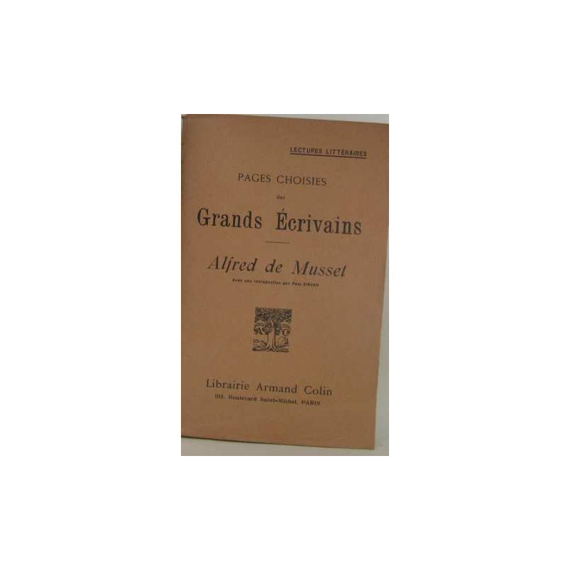 Pages choisies des grands écrivains