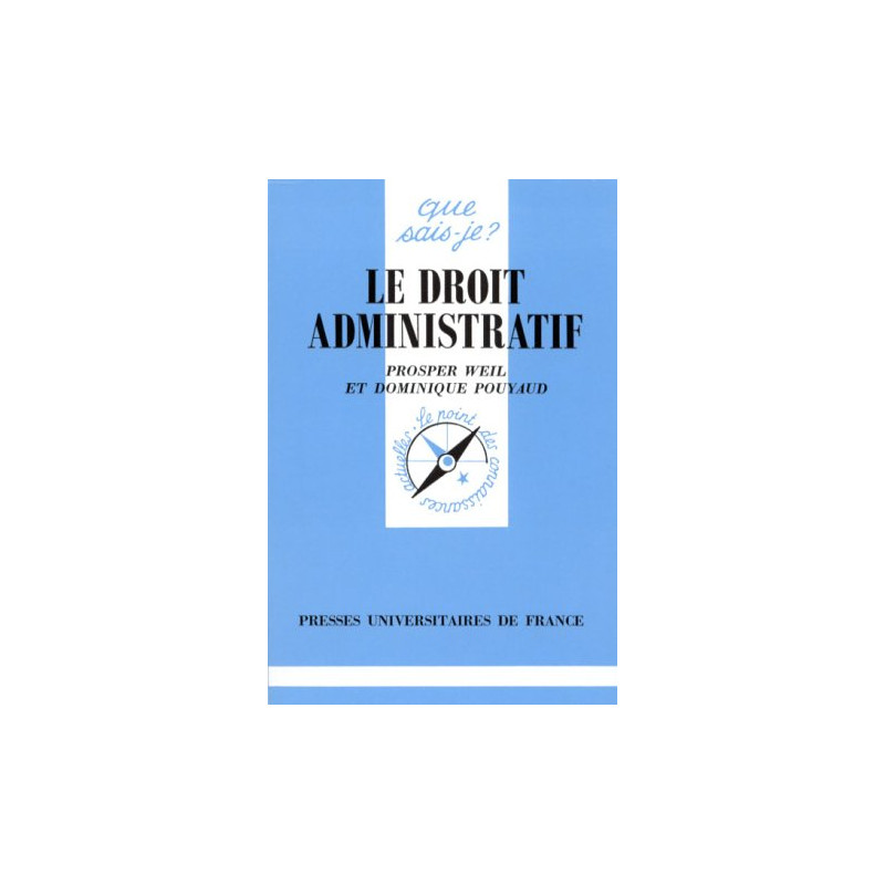 Le droit administratif 17e édition