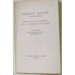 Introduction à l'histoire de la littérature française tome premier...