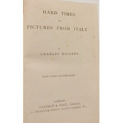 Hard Times and Pictures from Italy (circa 1875)