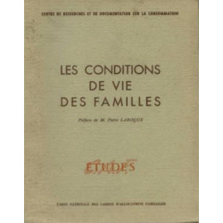 Les conditions de vie des familles