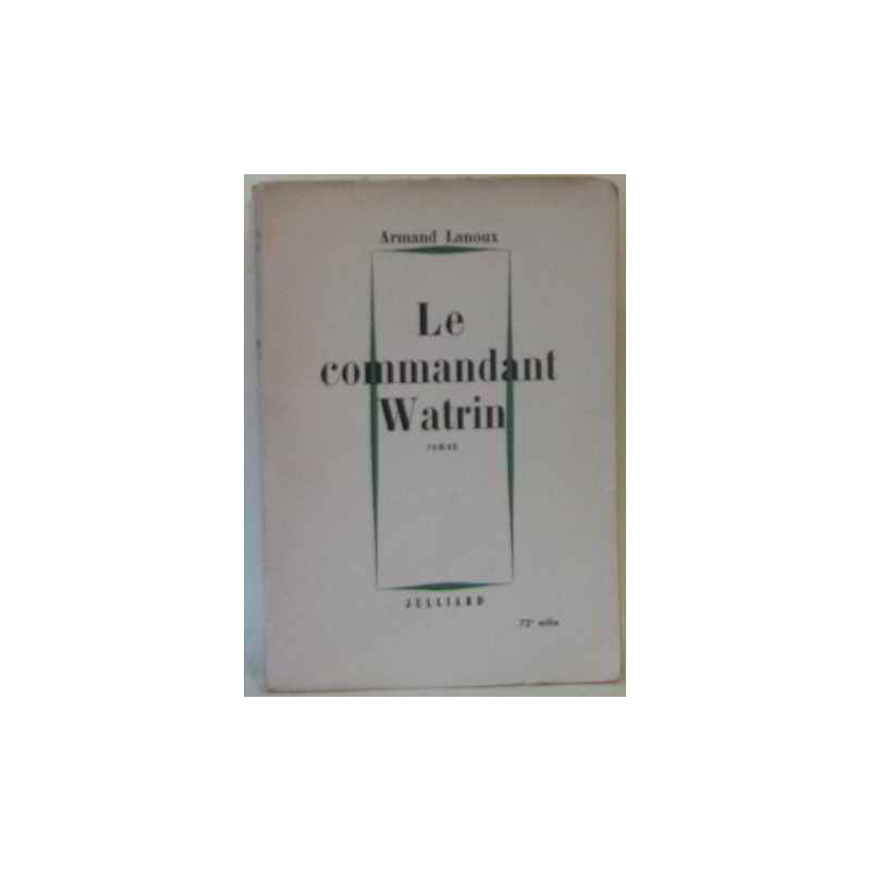 Le commandant watrin