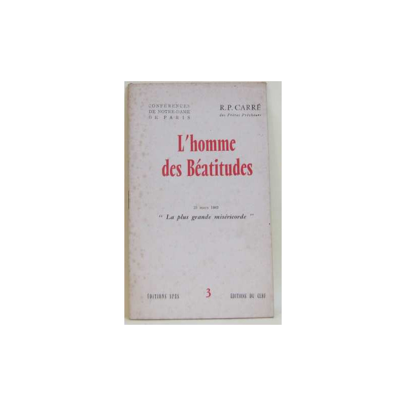 L'homme des béatitudes (tome III)