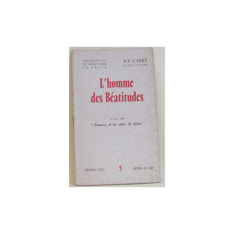 L'homme des béatitudes (tome V)