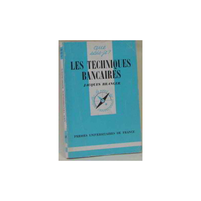 Les techniques bancaires