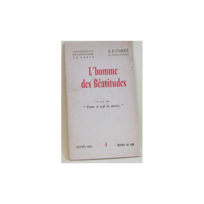 L'homme des béatitudes (tome IV )