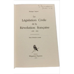 La Législation Civile de la Révolution française