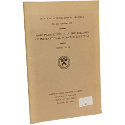 Some Insufficiencies in the Theories of International Economic...