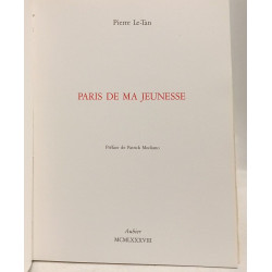 Paris de ma jeunesse: - PREFACE