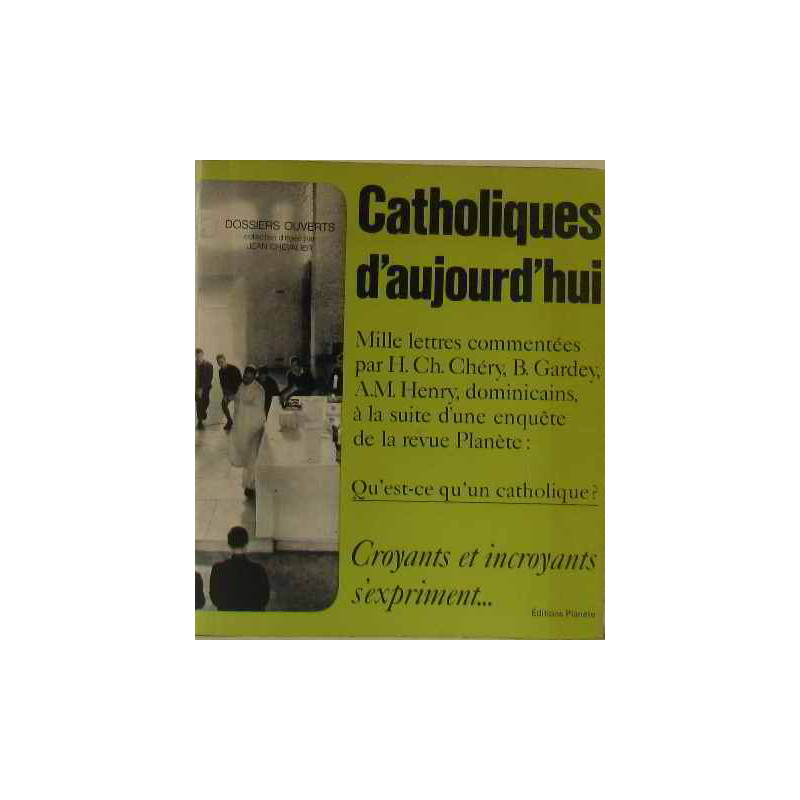 Catholiques d'aujourd'hui