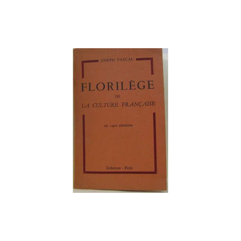 Florilège de la culture française