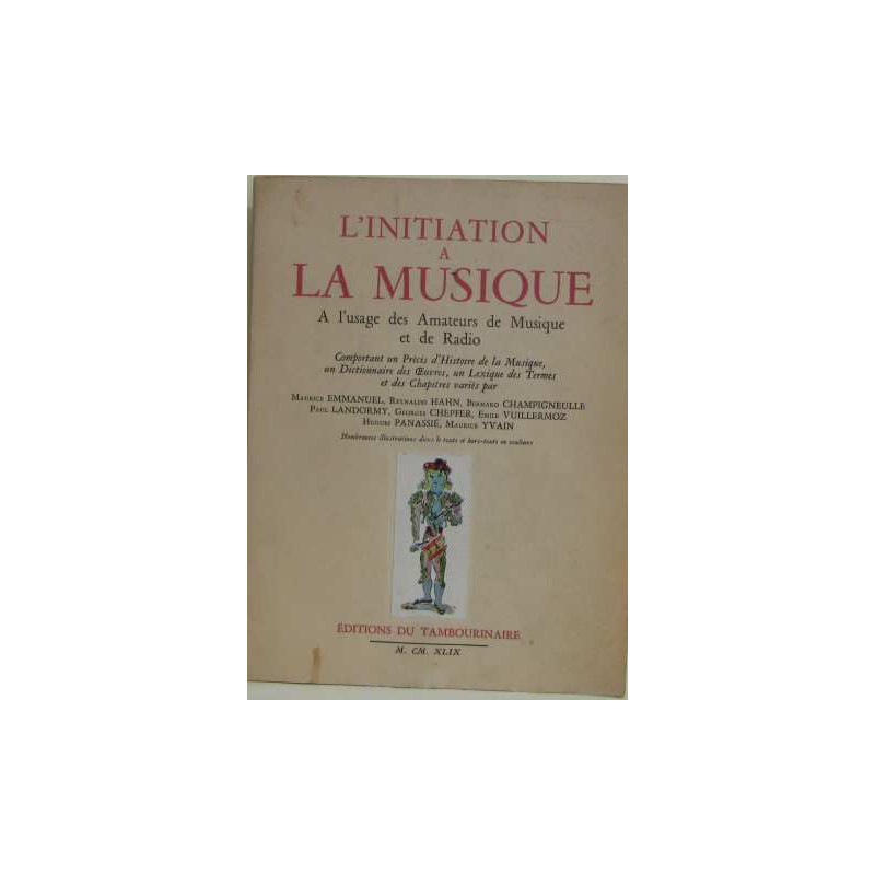 L'initiation à la musique