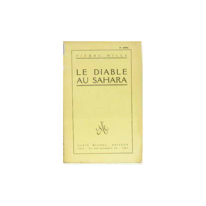 Le diable au sahara