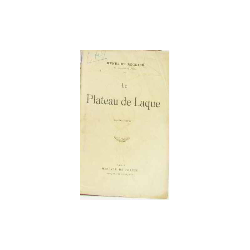 Le plateau de laque