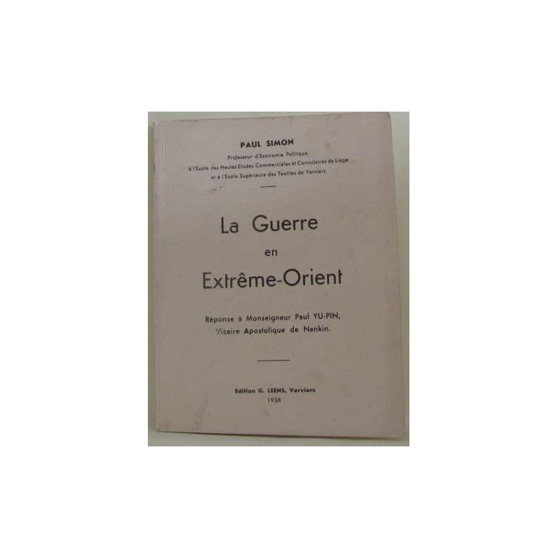 La guerre en extrême-Orient
