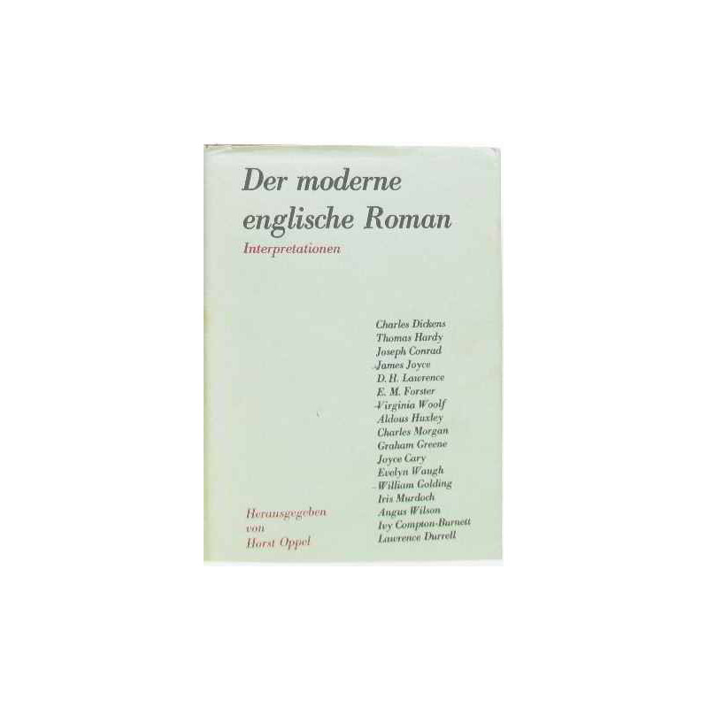 Der moderne englische roman