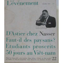 L'événement n°22 : D'astier chez Nasser- faut-il des paysans?...