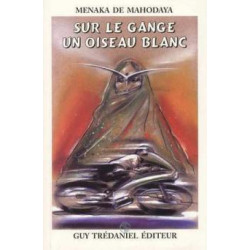 Sur le gange un oiseau blanc