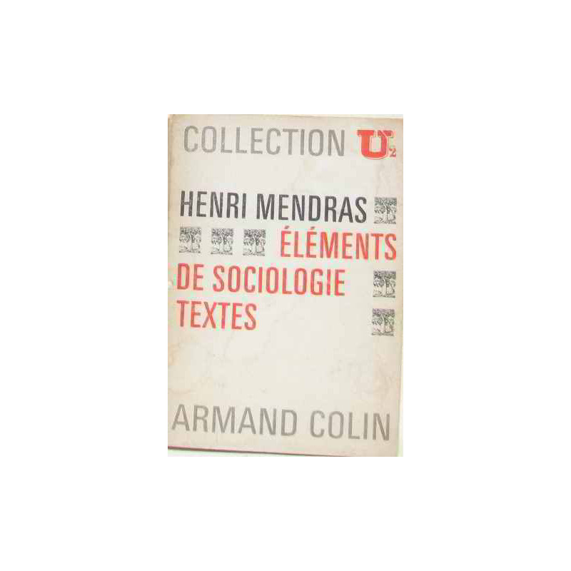 Éléments de sociologie textes