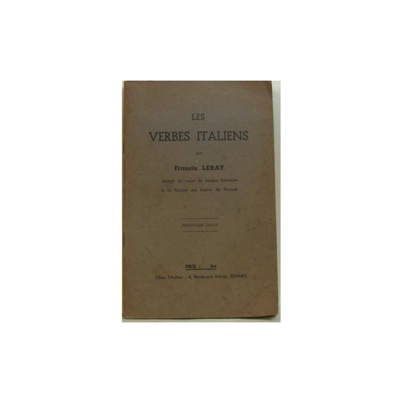 Les verbes italiens