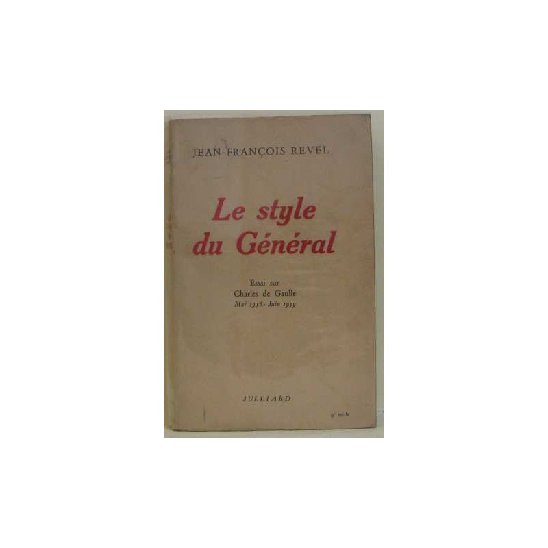Le style du général