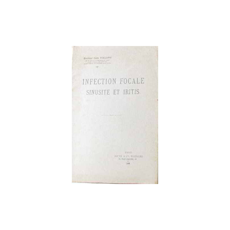 Infection focale sinusite et iritis