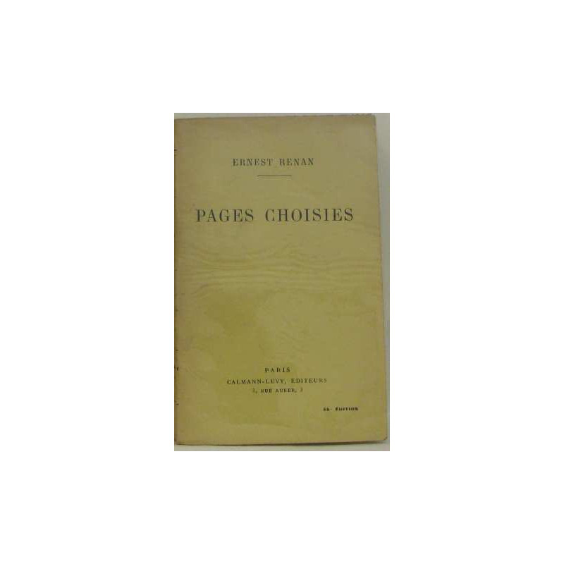 Pages choisies