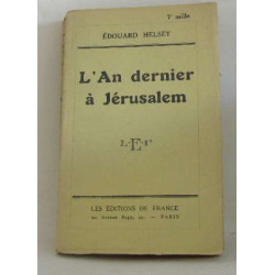 L'an dernier à jérusalem