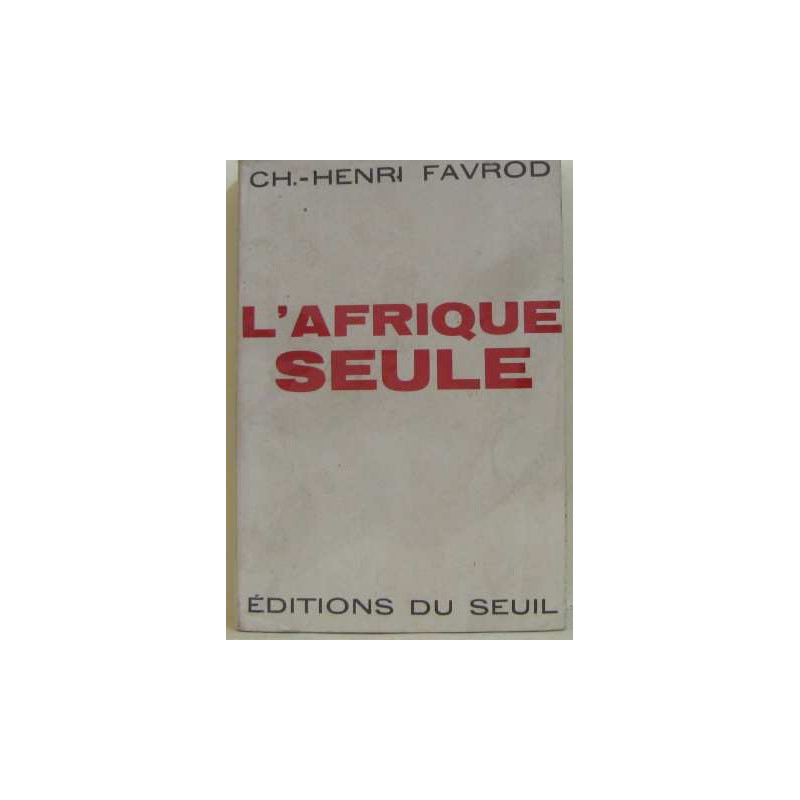 L'afrique seule