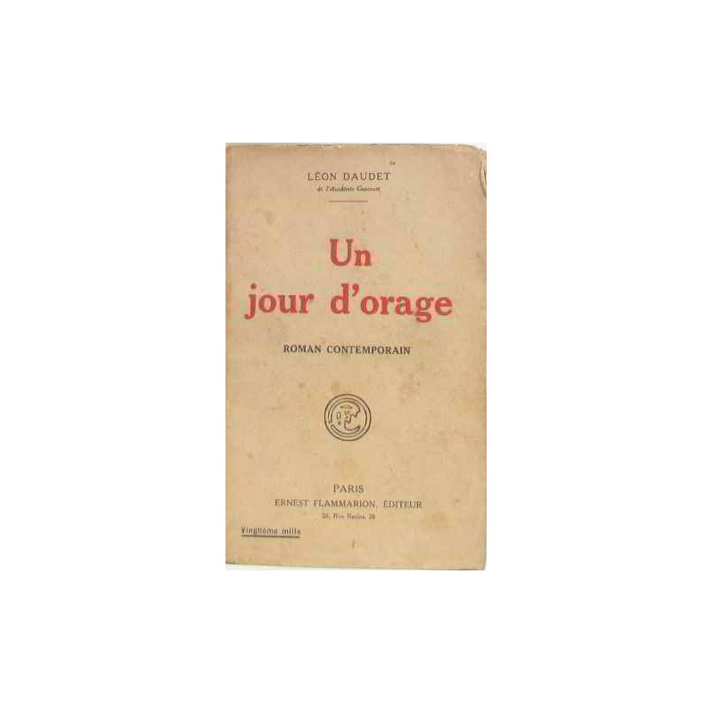 Un jour d'orage