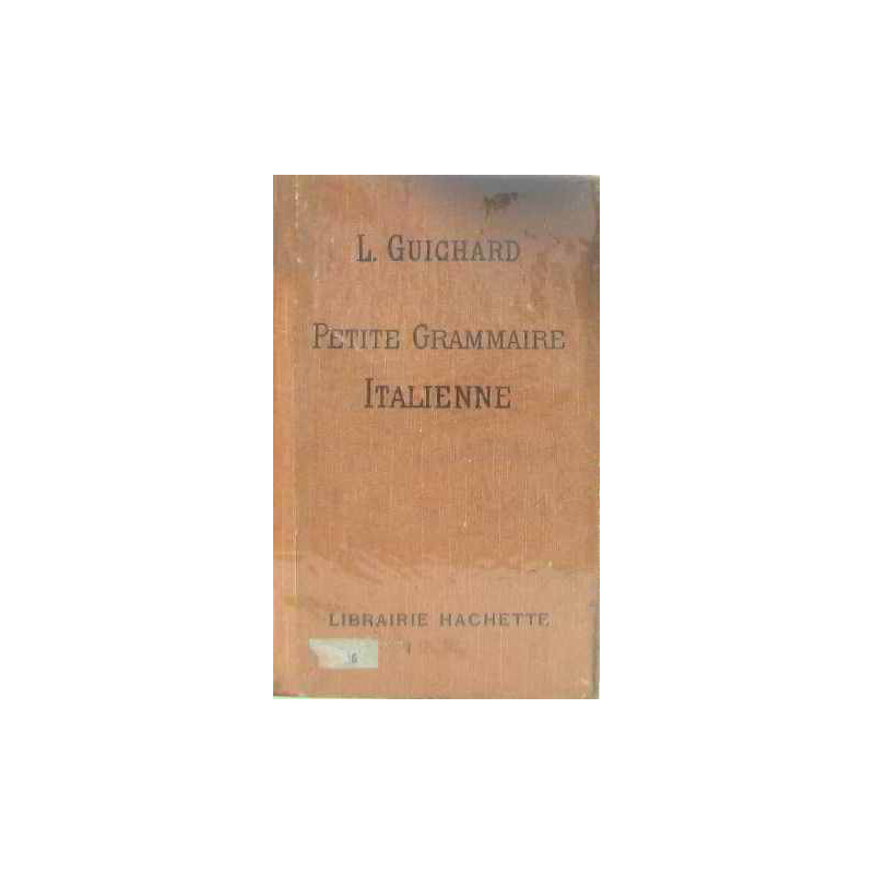 Petite grammaire italienne