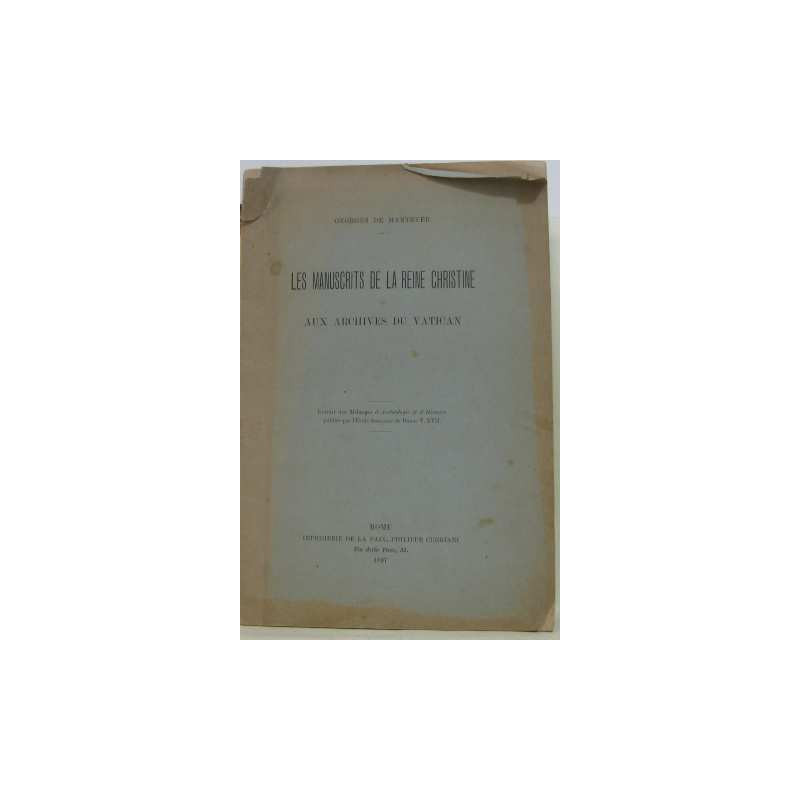 Les manuscrits de la reine christine