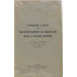 Contribution à l'étude du raccourcissement du fémur sain dans la...