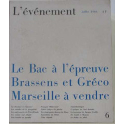 L'événement n°6 : le bac à l'épreuve - brassens et gréco -...