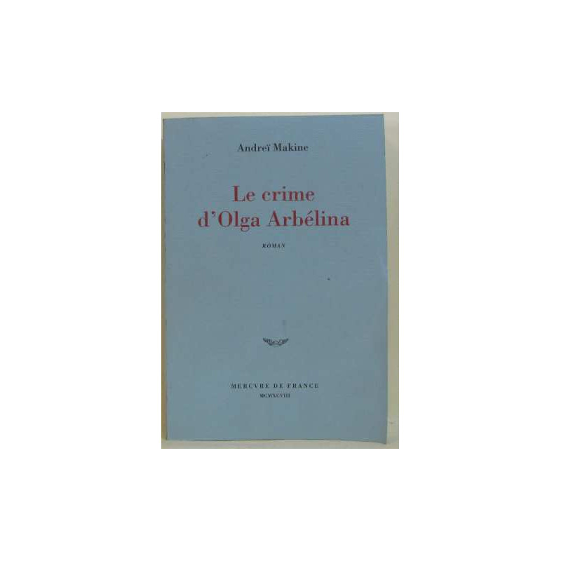 Le Crime d'Olga Arbelina