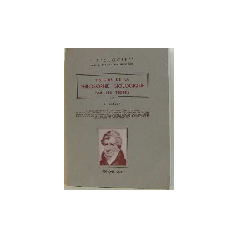 Histoire de la philosophie biologique