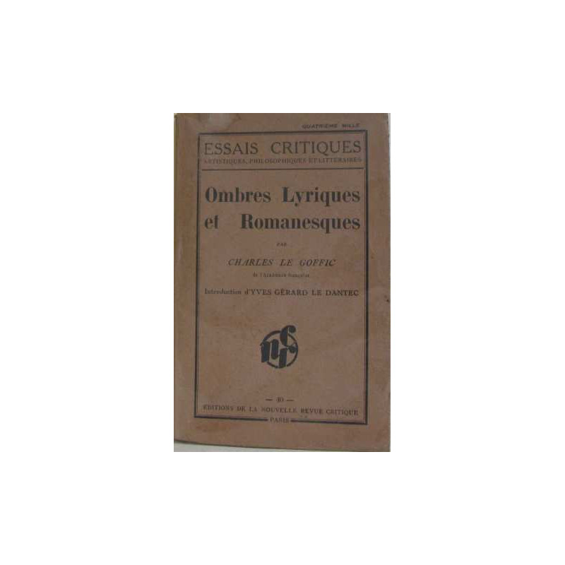 Ombres lyriques et romanesques