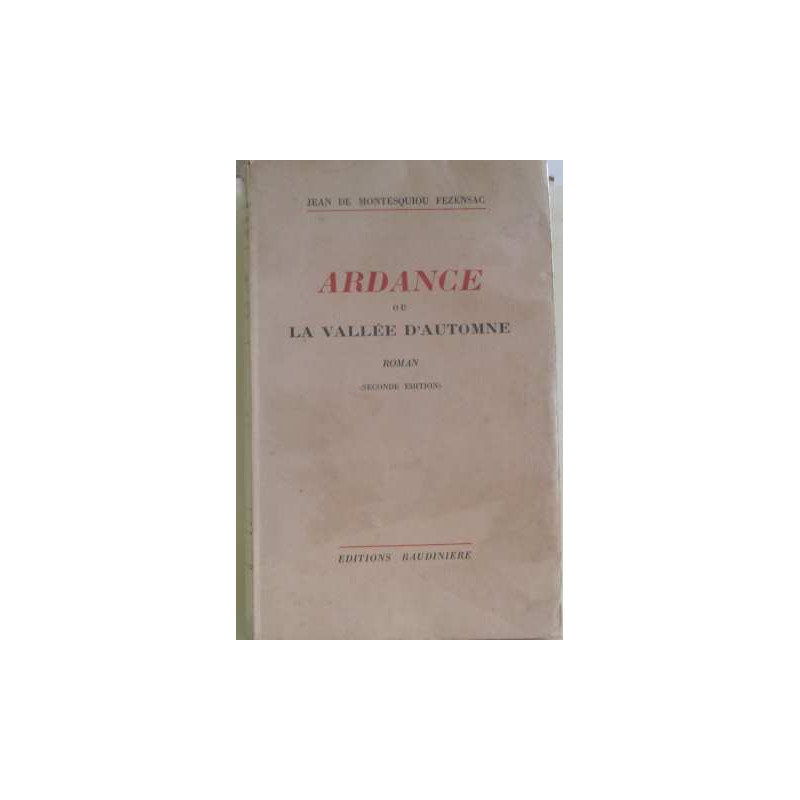Ardance ou la vallée d'automne