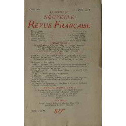 La nouvelle revue française 1ère année n°4