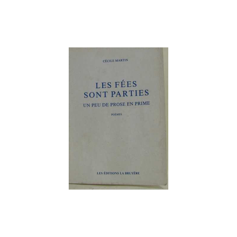 Les fées sont parties