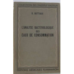 L'analyse bactériologique des eaux de consommation