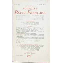 La nouvelle revue française 1ère année n°5 1er mai 1953