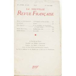 La nouvelle revue française 1er mai 1942 30è année n°339