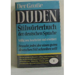 Duden stilworterbuch der deutschen sprache II