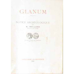 Glanum notice archéologique