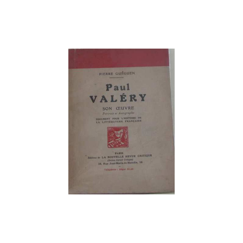 Paul valéry son oeuvre
