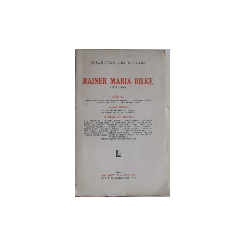 Rainer maria rilke