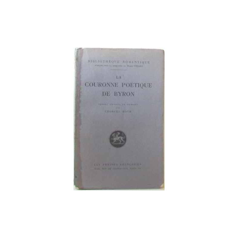 La couronne poétique de byron