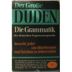 Duden grammatik der deutschen gegenwartssprache 4