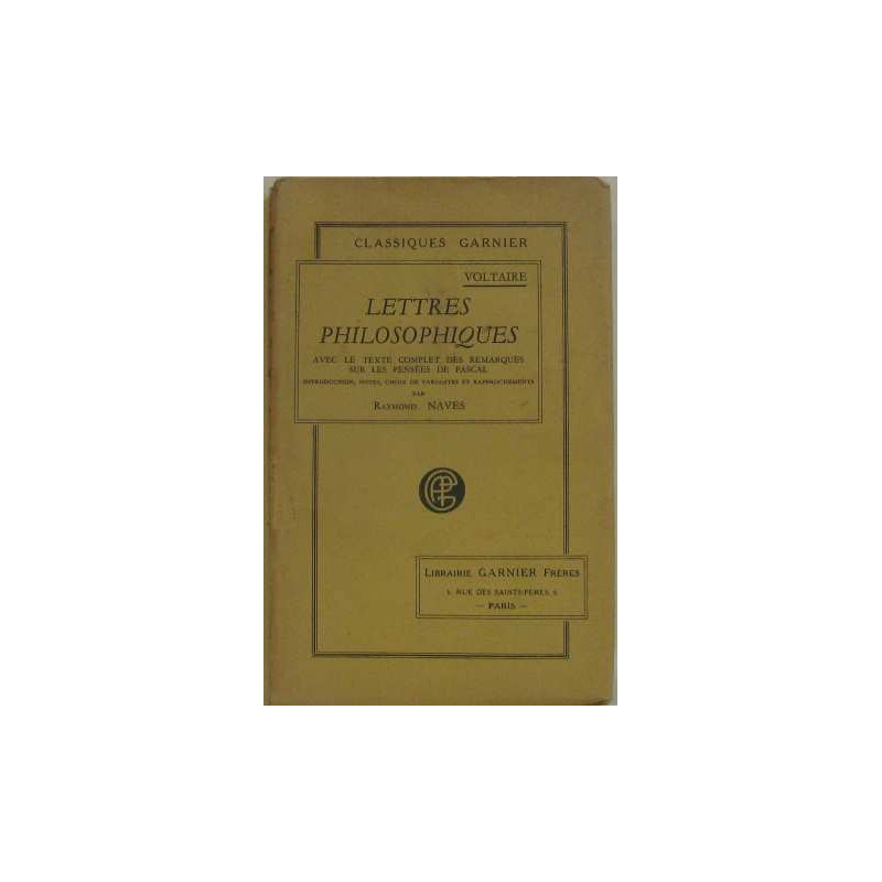 Lettres philisophiques